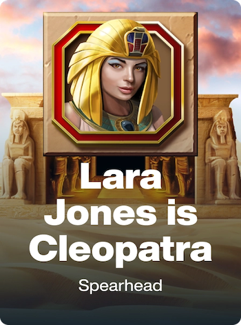 Lara Jones is Cleopatra